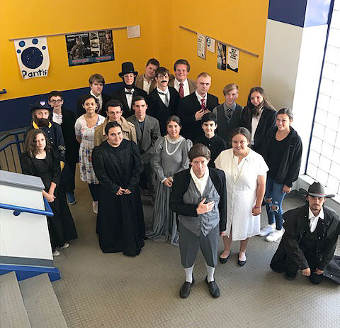 North Lamar High School students portray U.S. historical figures